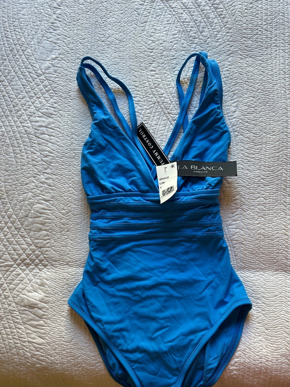 SEXY LA BLANCA SWIM SUIT NWT